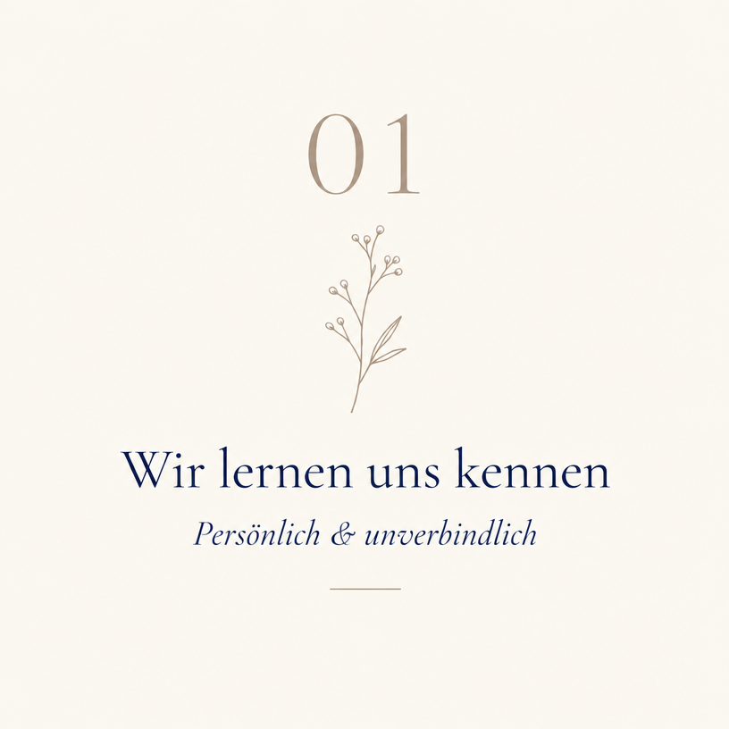 Wir lernen uns kennen - federleicht HOCHZEITEN